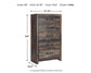 Drystan King Panel Headboard with Mirrored Dresser and Chest