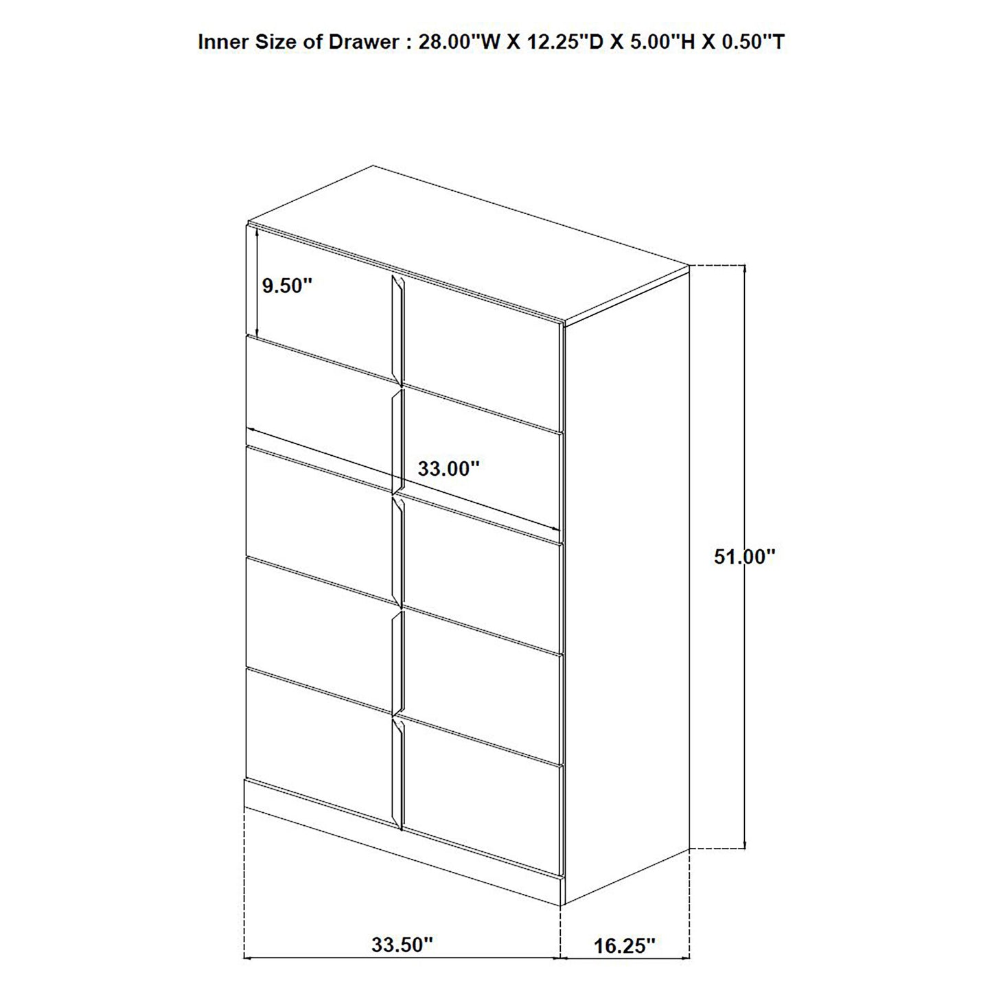 Ines 5-piece Eastern King Bedroom Set Grey and White High Gloss