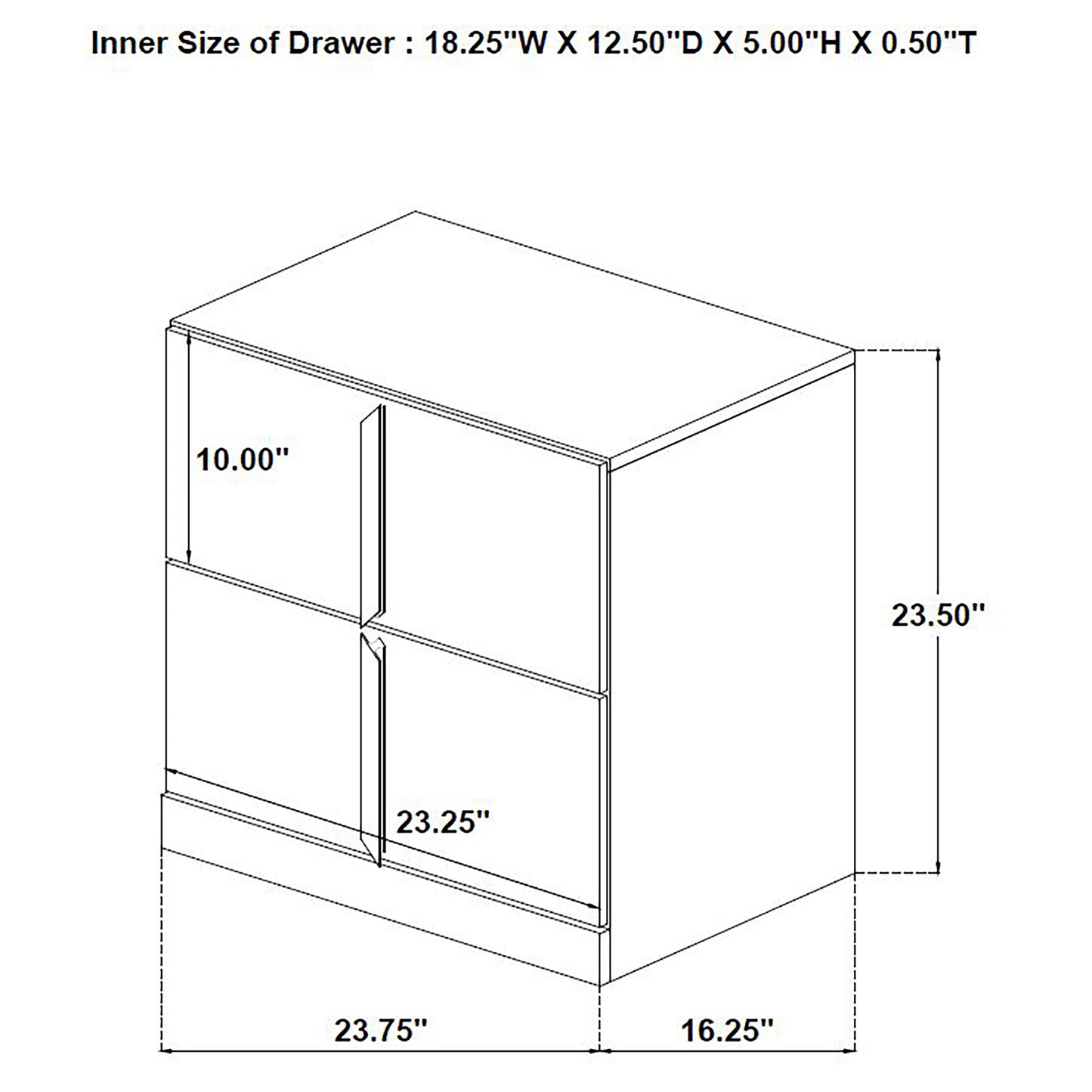 Ines 5-piece Queen Bedroom Set Navy and White High Gloss