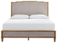 Sharlance King Upholstered Panel Bed, Dresser, Mirror, Chest and Nightstand