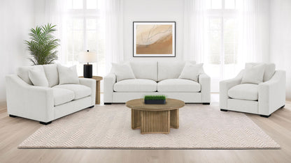 Ashlyn Fabric Upholstered Sloped Arm Loveseat Sand
