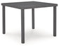 Rocky Creek Square Dining Table w/UMB OPT