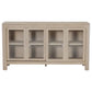 Solano Sliding Door Dining Sideboard Server Weathered Mango