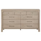 Solano 9-drawer Bedroom Dresser Cabinet Weathered Mango