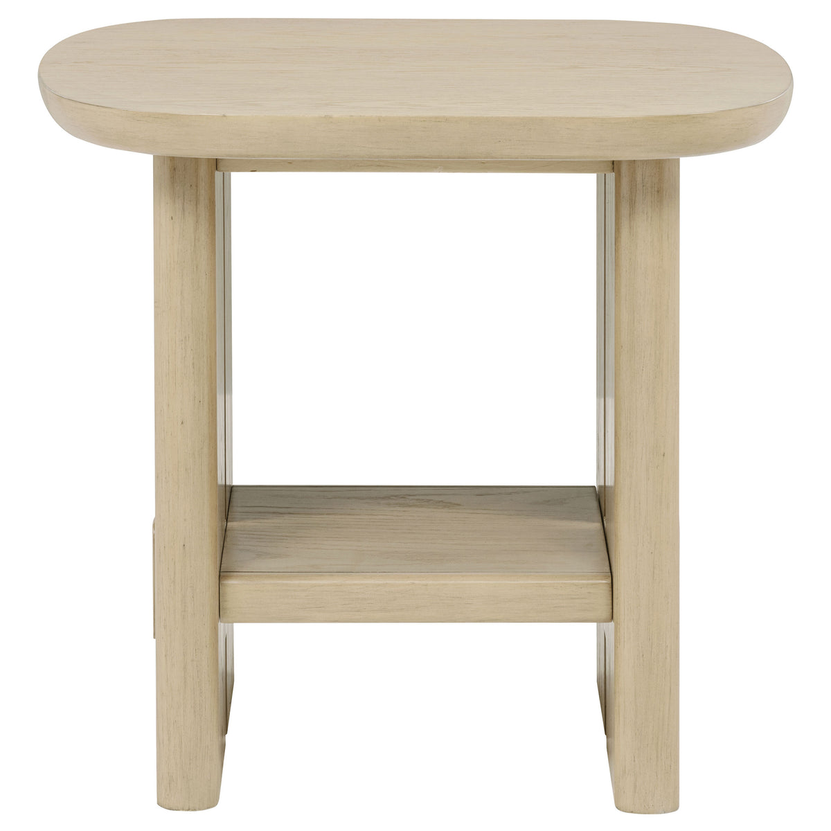 Kailani 3-piece Coastal Coffee and End Table Set Beige Oak