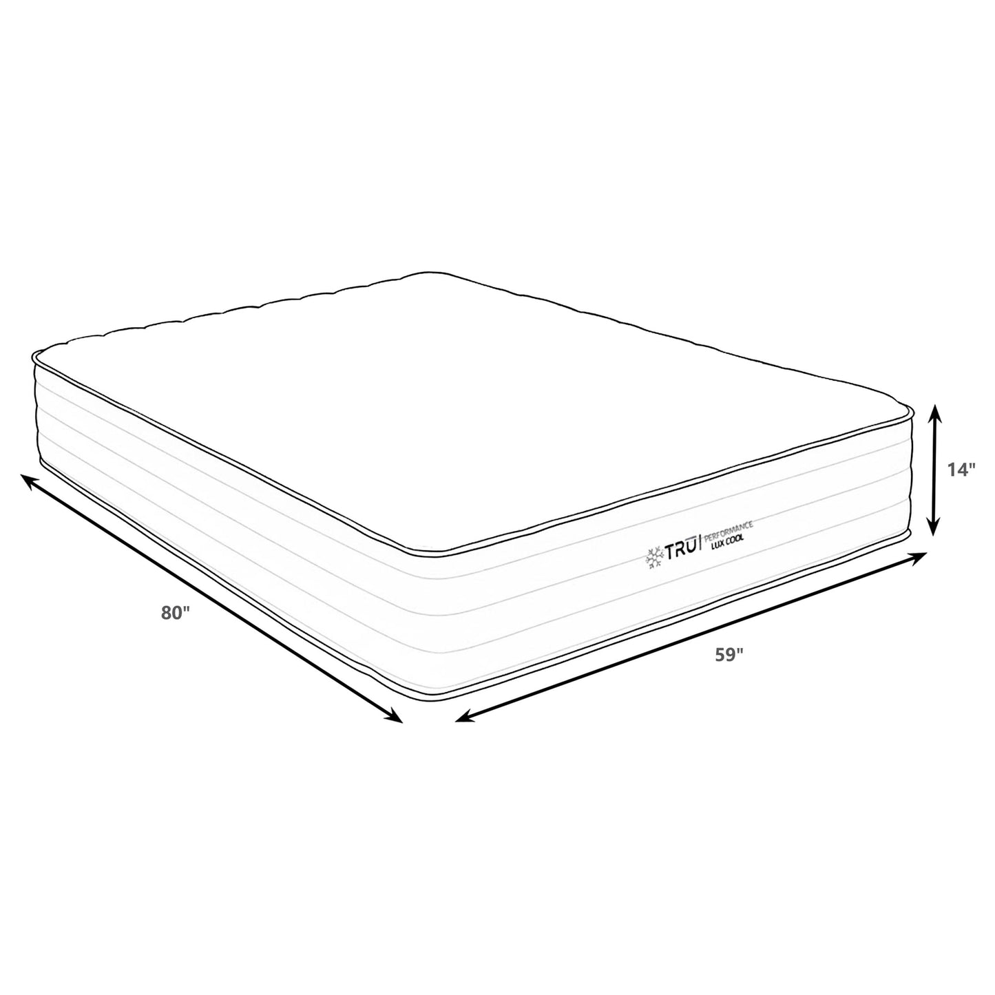 Montlake 14-inch Queen Cool Firm Memory Foam Hybrid Mattress
