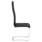 Montclair Upholstered Dining Side Chair Black (Set of 4)
