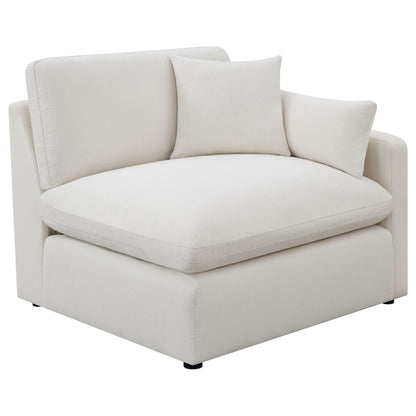 Hobson 4-piece Upholstered Modular Sectional Sofa Ivory