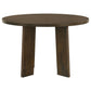 Strouse 5-piece Dining Set Wheat and Walnut