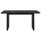 Decker 7-piece 70-inch Rectangular Counter Height Dining Set Black