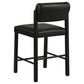 Decker 7-piece 70-inch Rectangular Counter Height Dining Set Black
