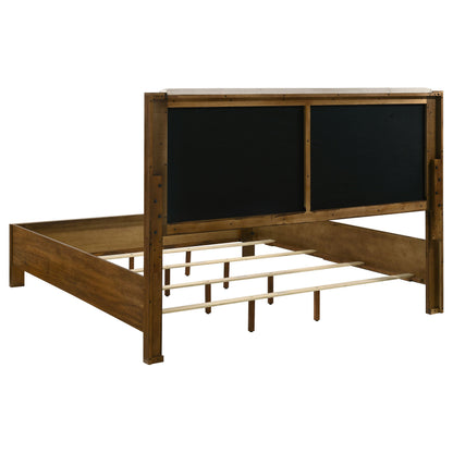 Adderley 5-piece Eastern King Bedroom Set Warm Brown