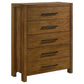 Adderley 5-piece California King Bedroom Set Warm Brown