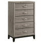 Valen Five-piece Eastern King Bedroom Set Light Taupe