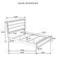 Valen Wood Queen Panel Bed Light Taupe
