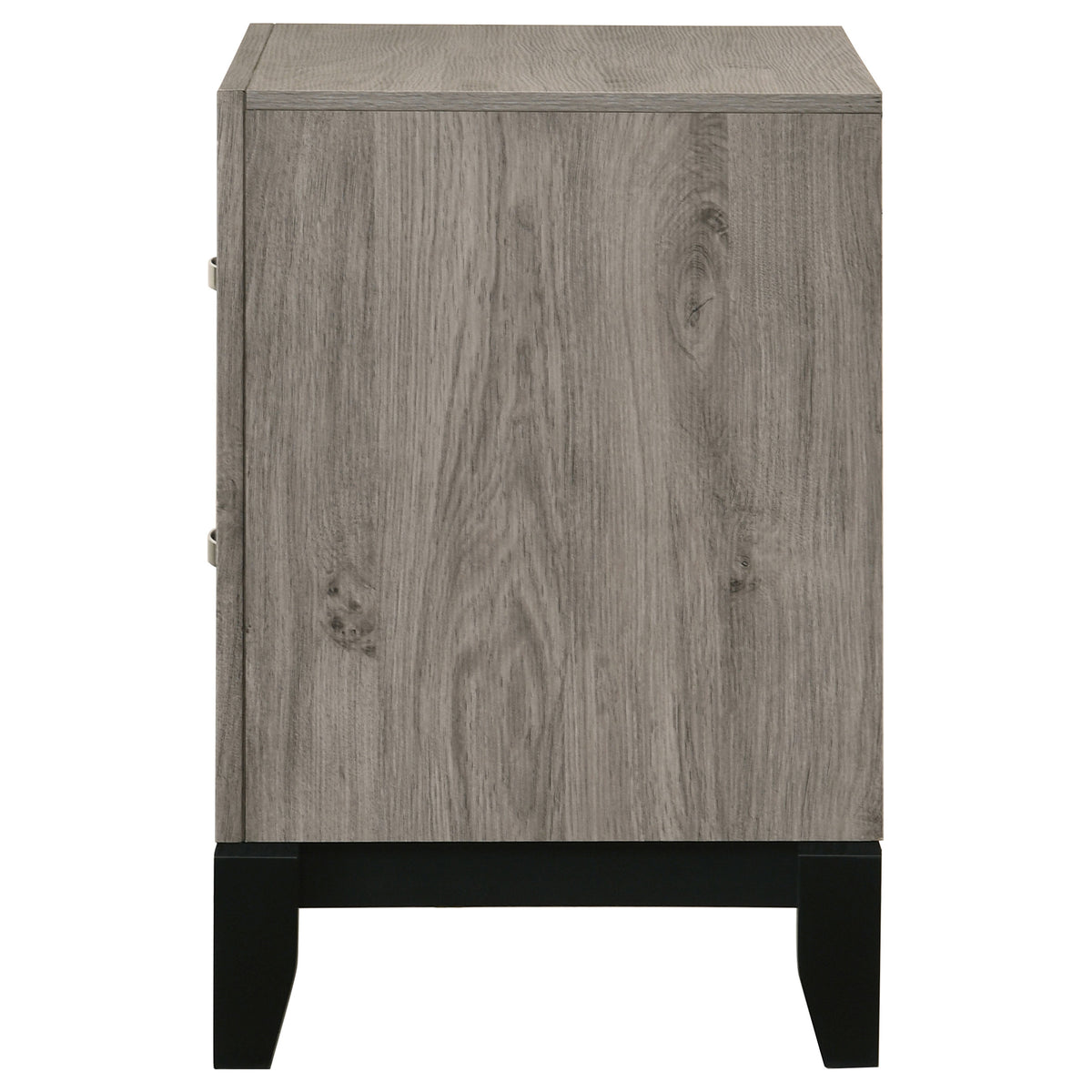 Valen 2-drawer Nightstand Bedside Table Light Taupe