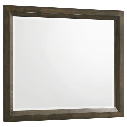 Atlas Bedroom Dresser Mirror Dark Oak