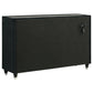 Ravenne 4-piece Velvet Upholstered Queen LED Bedroom Set Black