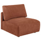 Elysia 6-piece Chenille Upholstered Modular Sectional Sofa Coral