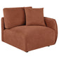 Elysia 6-piece Chenille Upholstered Modular Sectional Sofa Coral