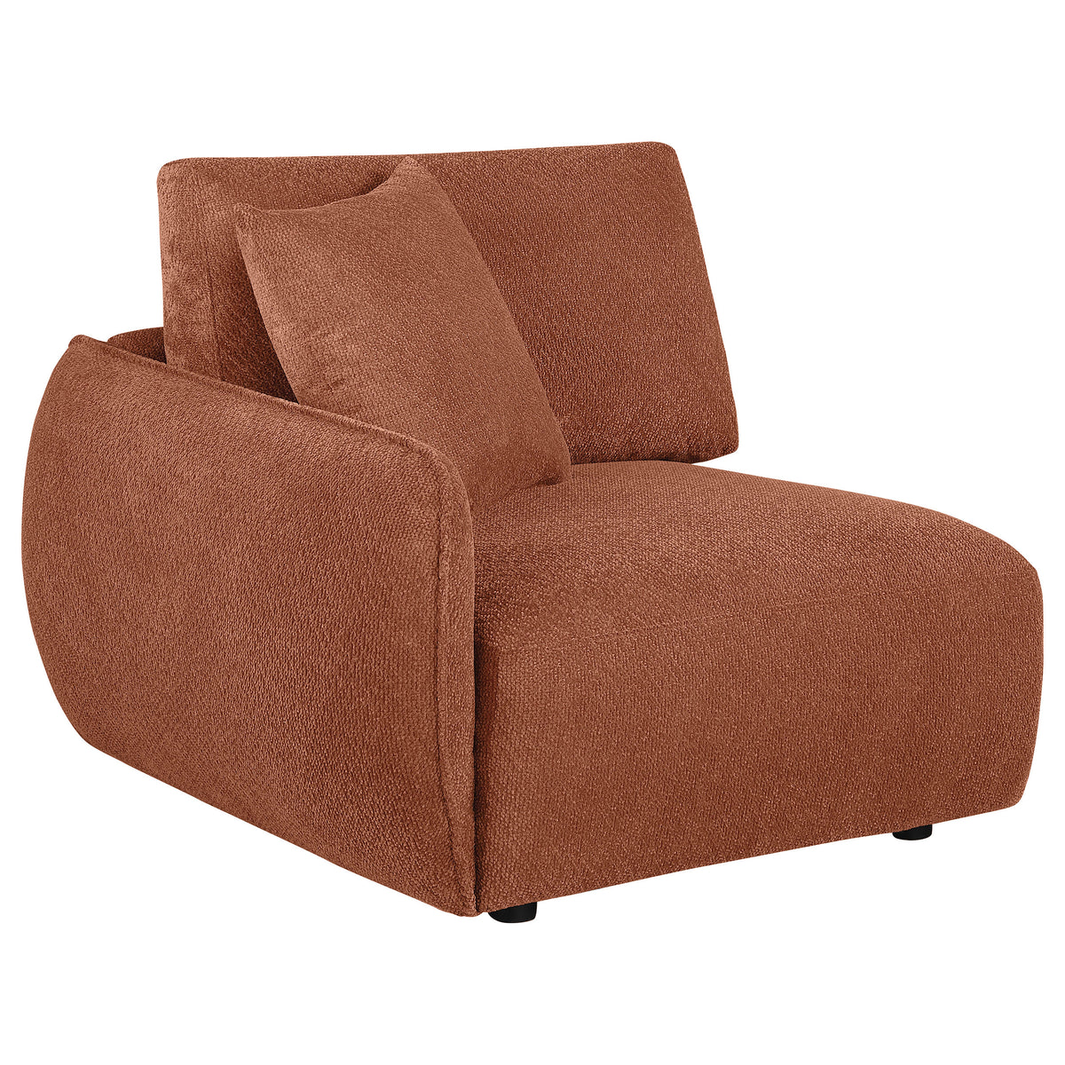 Elysia 5-piece Fabric Upholstered Modular Sectional Sofa Coral
