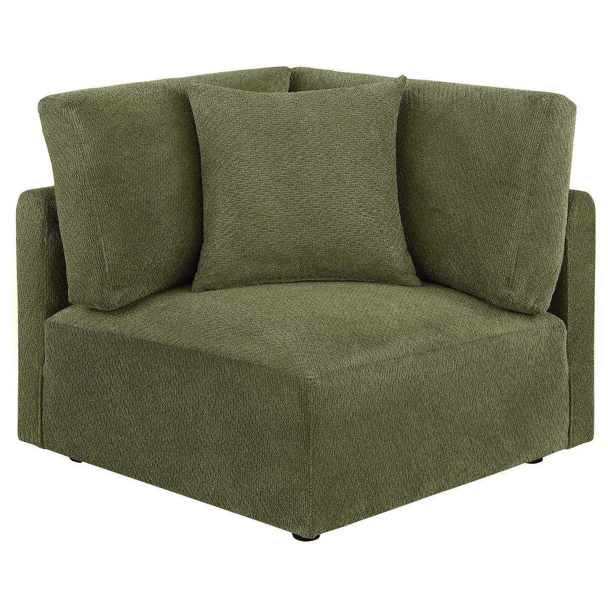Elysia 6-piece Fabric Upholstered Modular Sectional Sofa Green