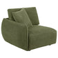 Elysia 5-piece Chenille Upholstered Modular Sectional Sofa Green