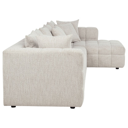 Amara 3-Piece Upholstered Sectional Sofa