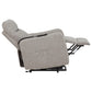 Dayes Upholstered Power Lift Recliner Chair Taupe