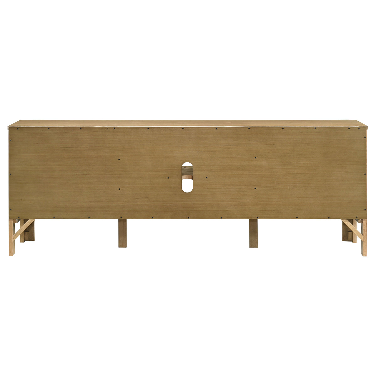Rowe 65-inch 2-door Wood TV Stand Media Console Light Oak