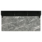 Besler 47-inch SmartTop Writing Desk with Shelf Grey Stone and Black