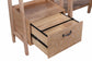 Fabian 4-piece Computer Desk and Bookshelf Set Distressed Light Brown