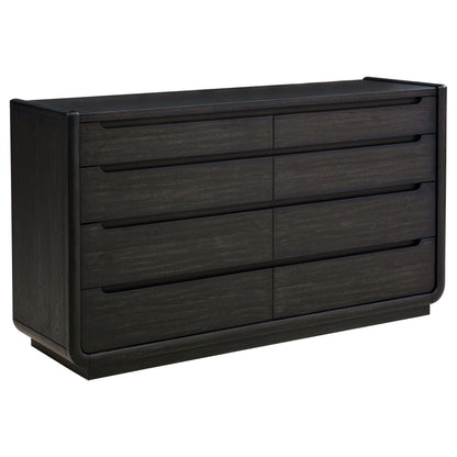 Leandro 5-piece California King Bedroom Set Burnished Black