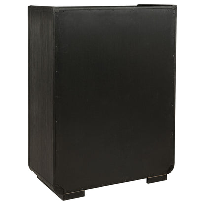 Leandro 5-piece California King Bedroom Set Burnished Black