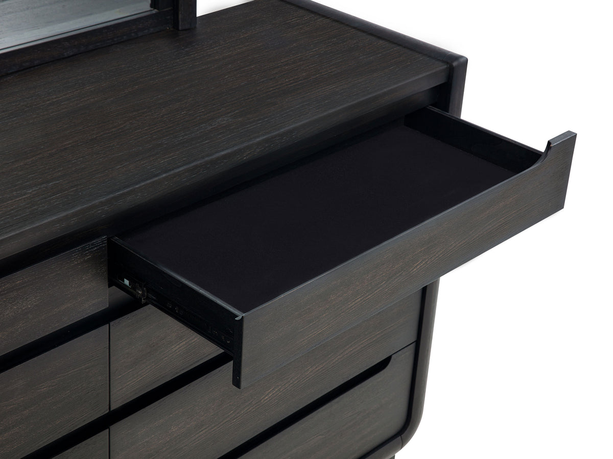 Leandro 5-piece California King Bedroom Set Burnished Black