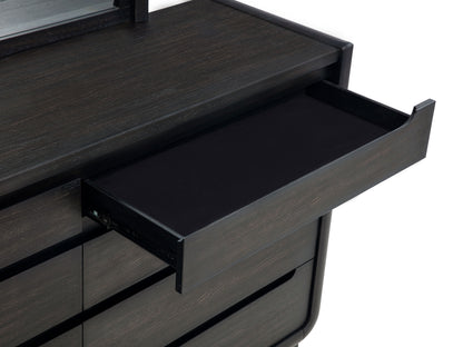 Leandro 5-piece California King Bedroom Set Burnished Black