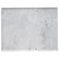 Baldwin Rectangular Marble Top Side Table White and Gold