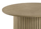 Hamlyn 5-piece Round Wood Counter Height Dining Set Black and Natural Oak