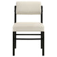 Strouse 5-piece Dining Set Cream and Black