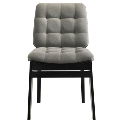 Strouse 5-piece Dining Set Grey and Black