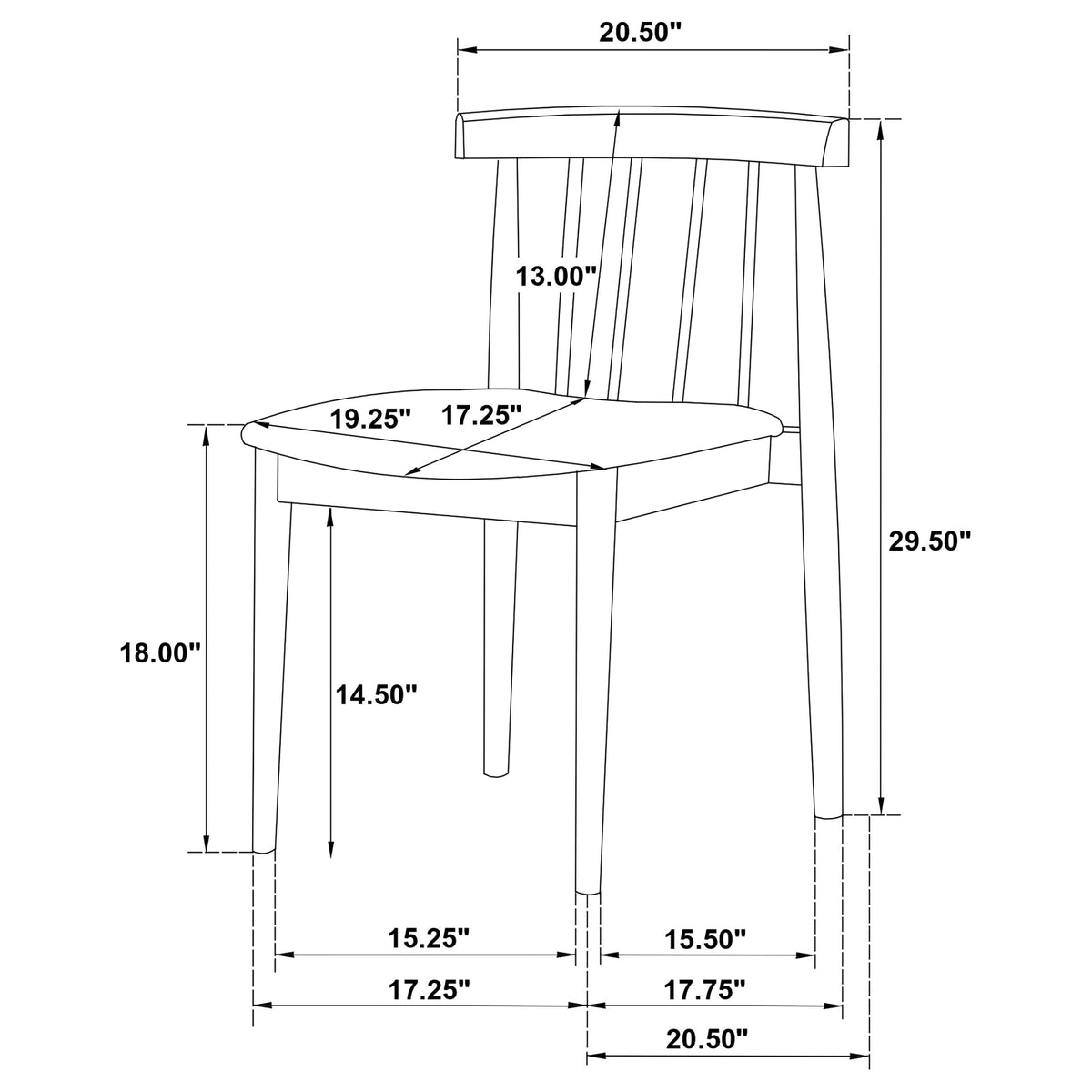 Strouse 5-piece Dining Set Wheat and Natural Oak