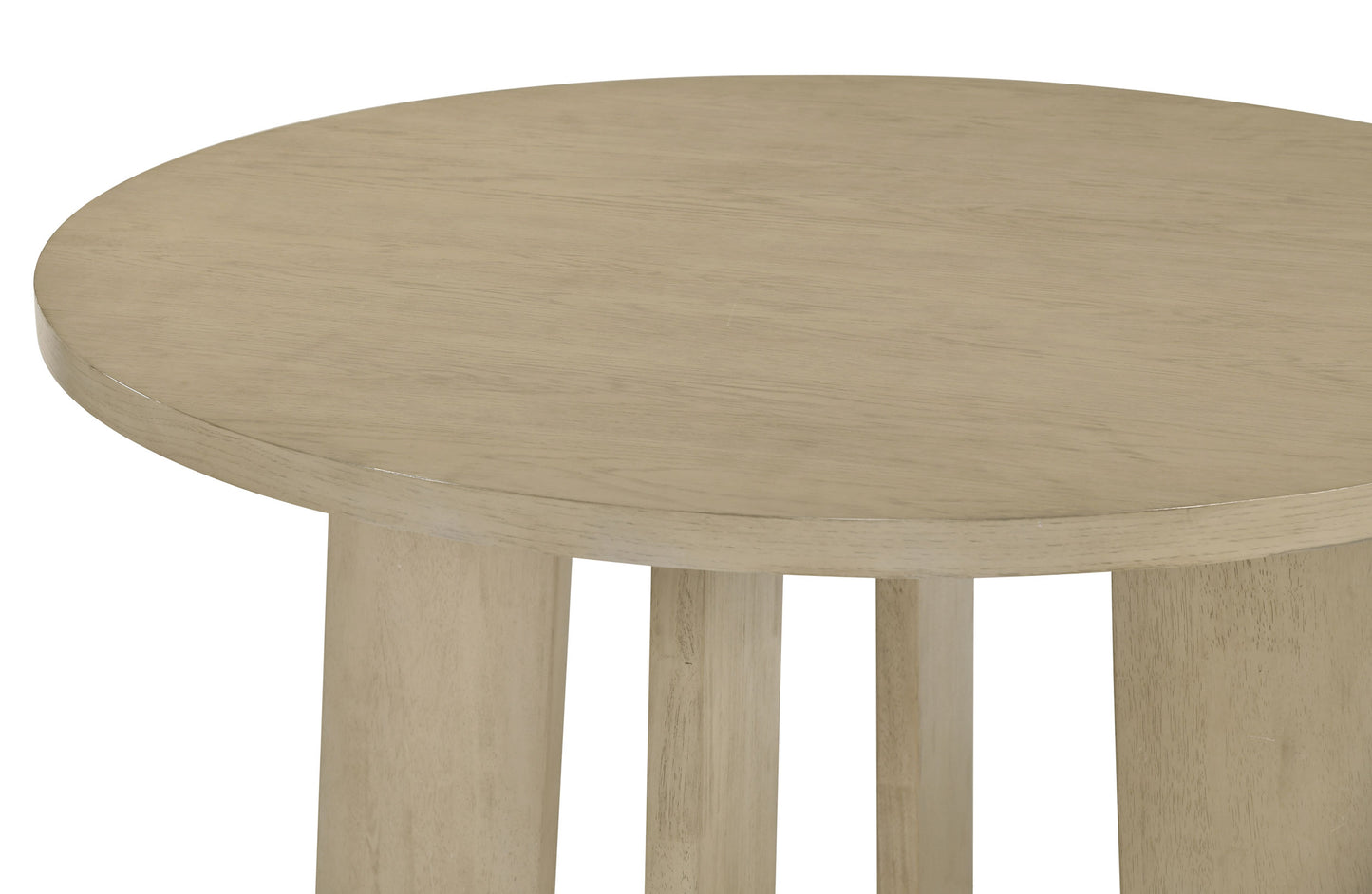 Strouse 5-piece Dining Set Cream and Natural Oak