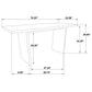 Decker 7-piece 70-inch Rectangular Counter Height Dining Set Black