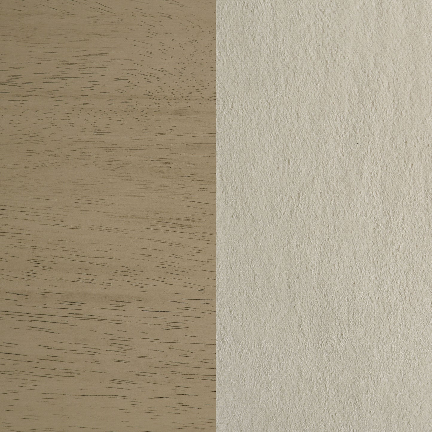 Redbridge Velvet Upholstered Counter Chair Cream and Natural Oak (Set of 2)