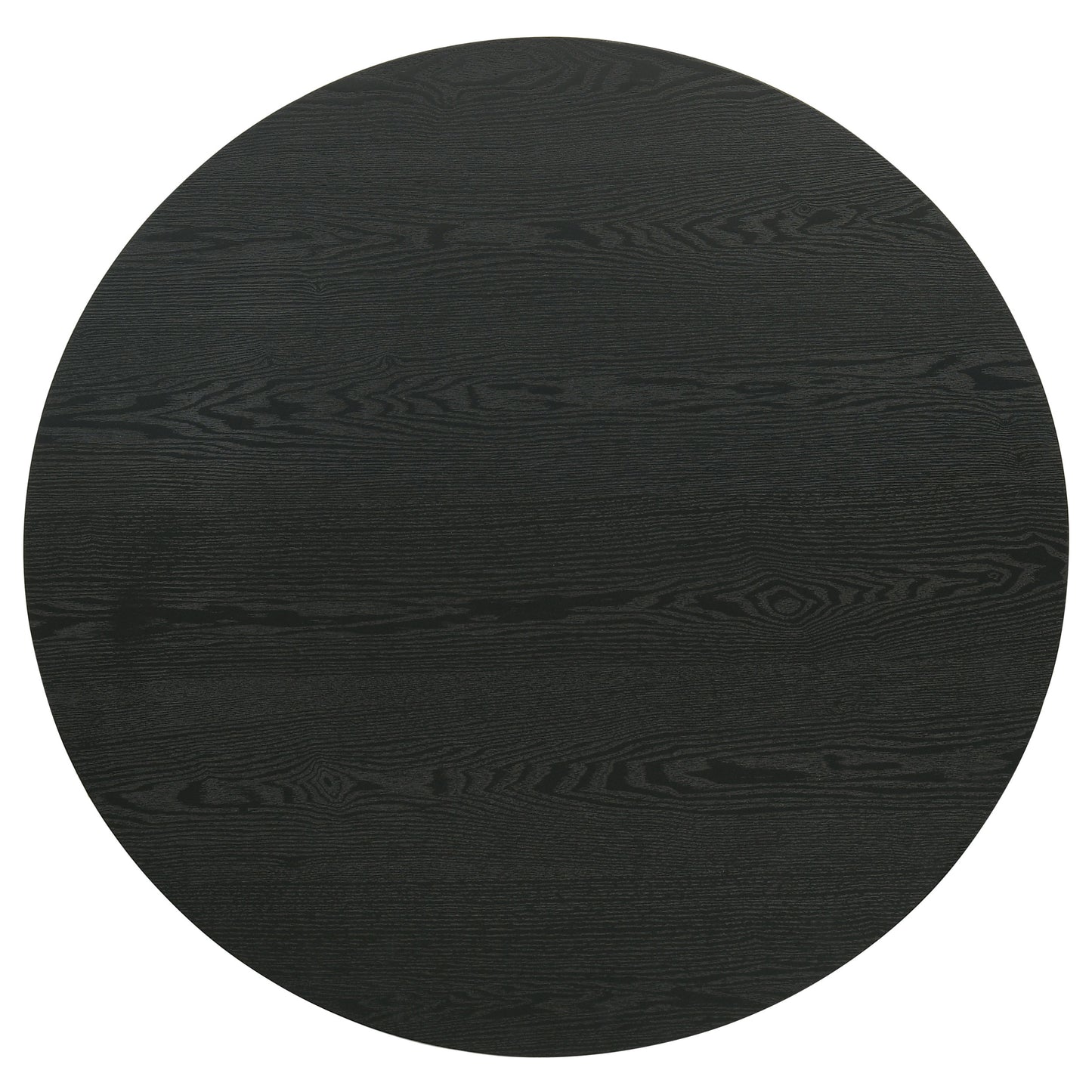 Hamlyn 3-piece Round Fluted Coffee and End Table Set Black