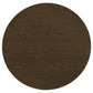 Hamlyn Round Fluted Occasional Cocktail Coffee Table Walnut