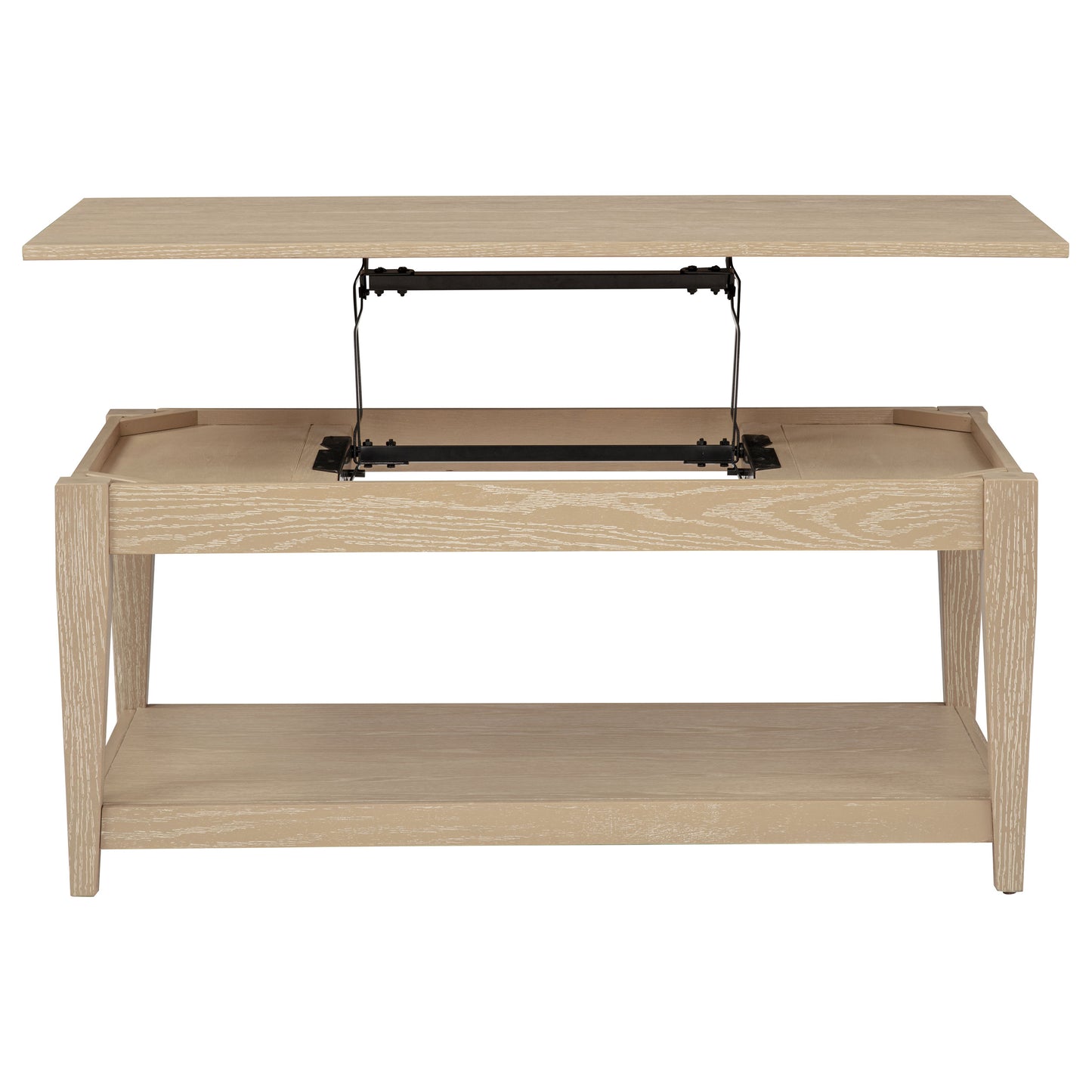 Lindenton 3-piece Wood Lift-Top Coffee and End Table Set Blonde