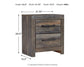 Drystan Full Bookcase Bed with Mirrored Dresser, Chest and Nightstand