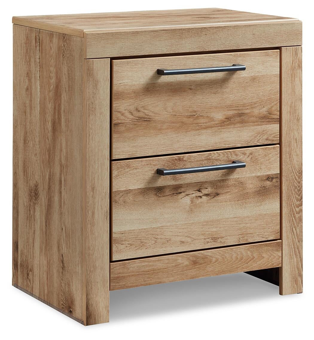 Hyanna Queen Panel Bed with 2 Side Storage, Dresser, Mirror and Nightstand