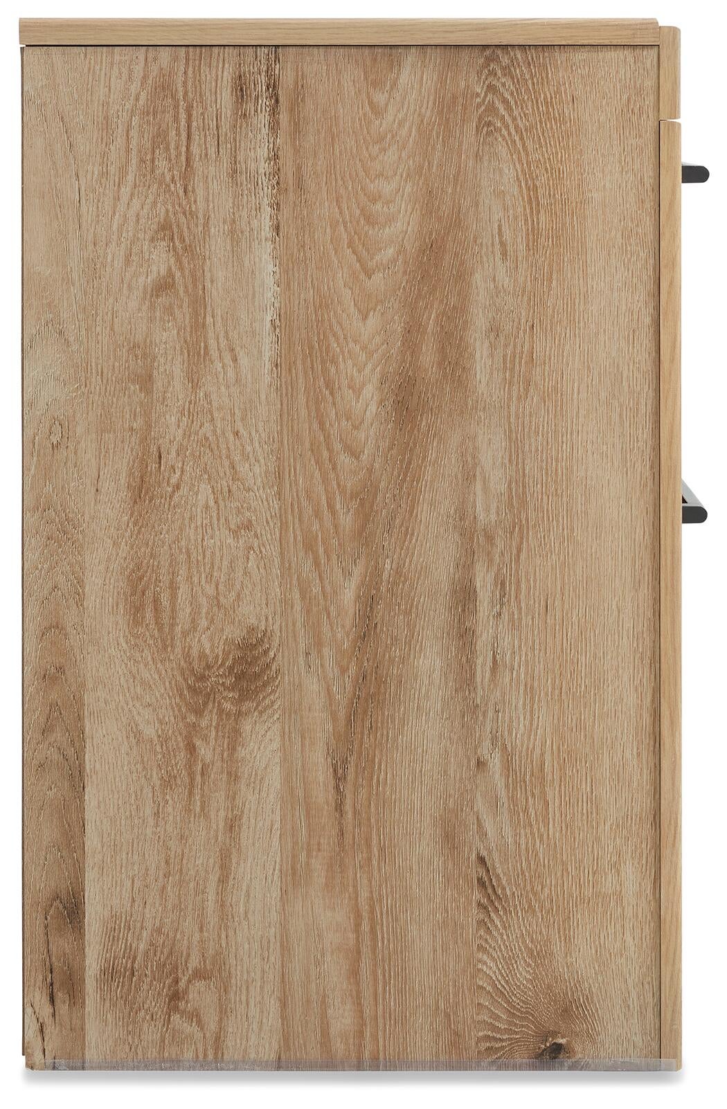 Hyanna Twin Panel Bed with 2 Side Storage, Dresser, Mirror, Chest and Nightstand